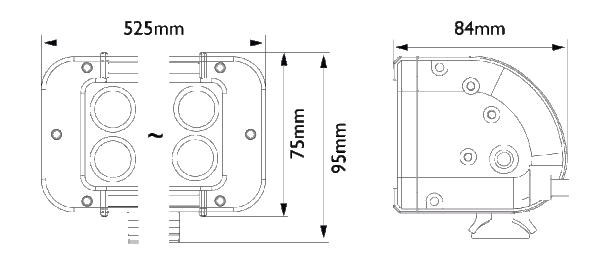 Vision X XIL-PX36M.12BL mittakuva