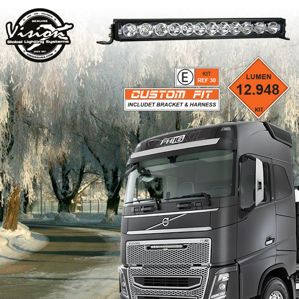 XPR-12MGVOKIT VISION X XPR 11-32V 24" 120W 5°/LEVITTÄVÄ VOLVO FH4