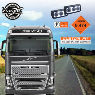 XPR-H3GVOKIT VISION X XPR HALO 11-32V 6" 60W 5° VOLVO FH4