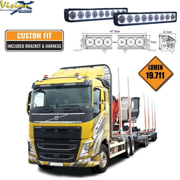 XPR-H9SSVOKIT VISION X XPR HALO 11-32V 17" 180W 5° VOLVO FH4