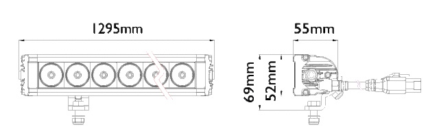 Vision X XPL-H39H mittakuva