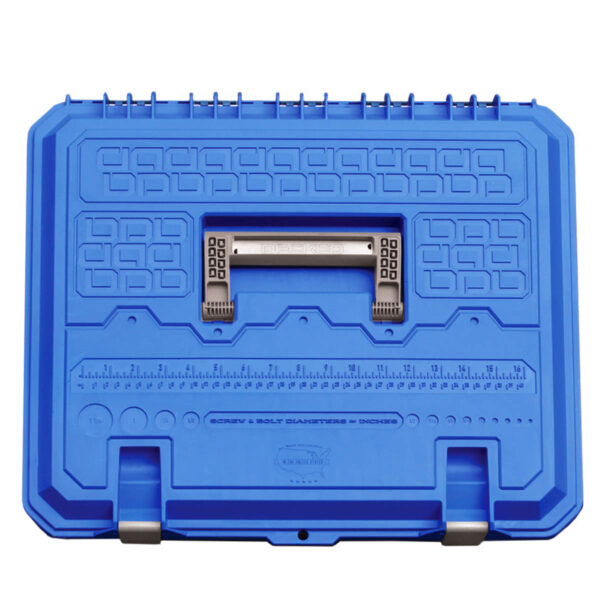 Decked D-Box sininen työkalulaatikko 29l kansi
