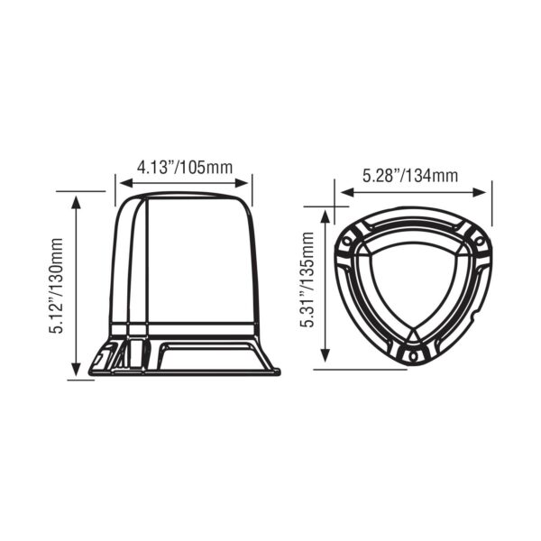 Vision X AERO-85612A mittakuva